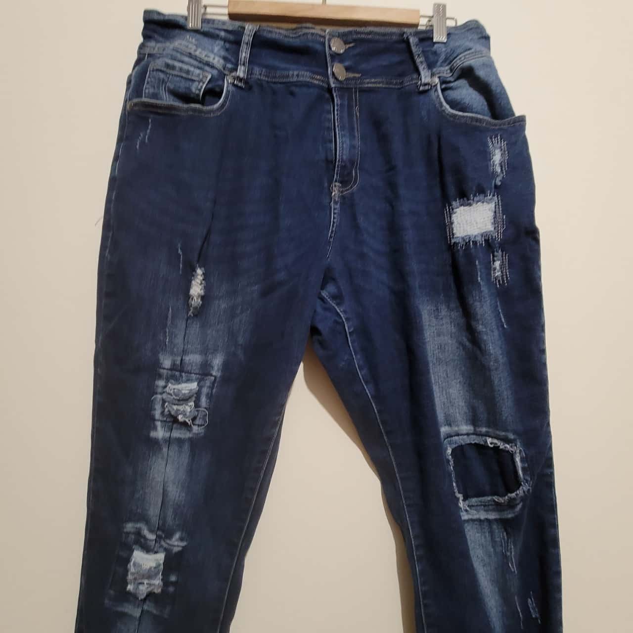 City Chic Denim Womens Plus Size Harley 