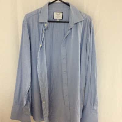 Charles Trywhitt Mens  Size S Checked Shirt Blue 
