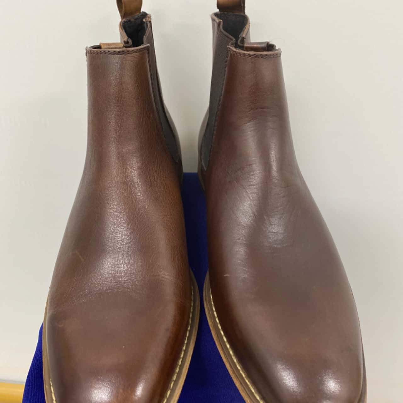 Slatters Mens Size 7.5 Brown (s)