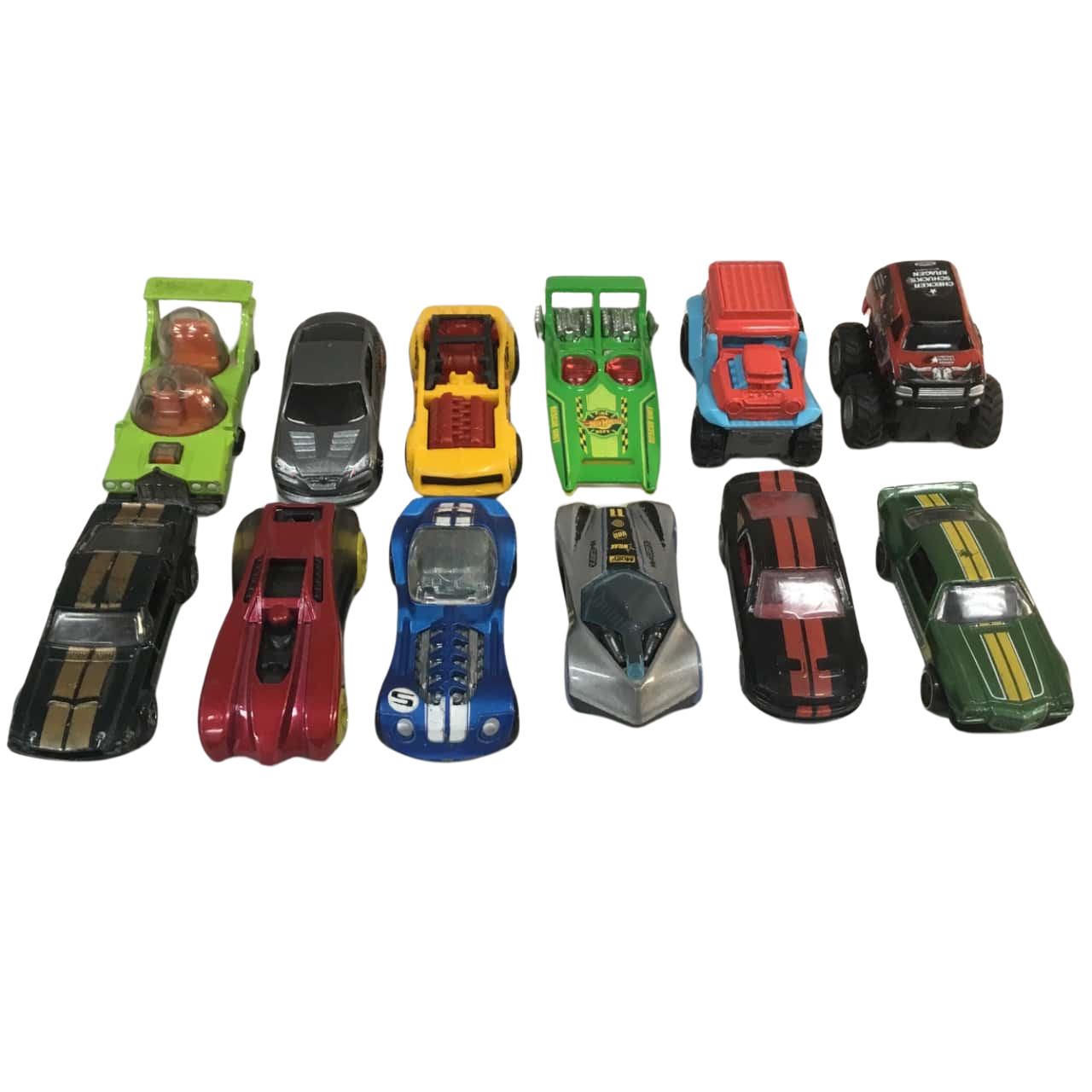 Hot Wheels Assorted Cars x 12 As Pictured