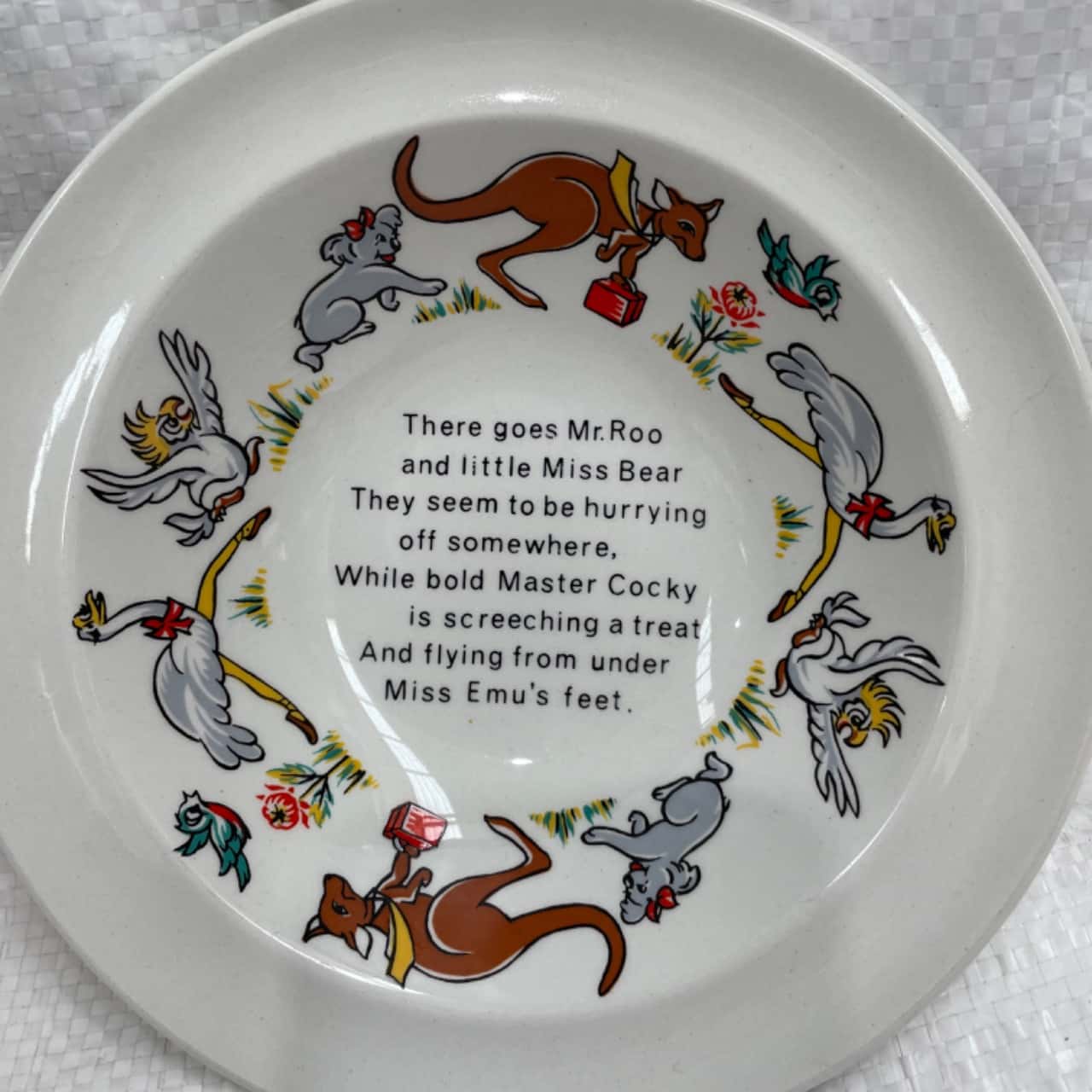 Wood & Sons. Australia’s own kiddies Ware. 3 piece Crockery Set.(s)