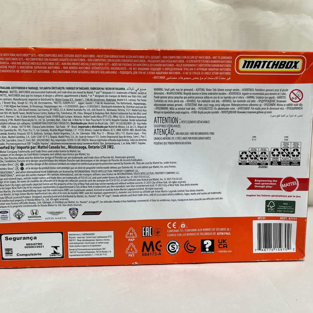 Matchbox 9 Matchbox 9 car box set (s)