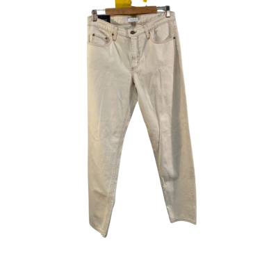 BNWT Nobody Denim Size 28 Mid Rise Jeans Cream 