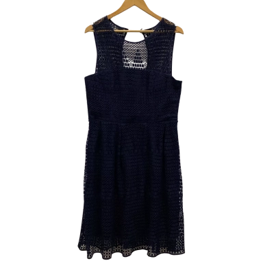 Katies Women's Lace Dress Size 14 Navy Blue BNWT