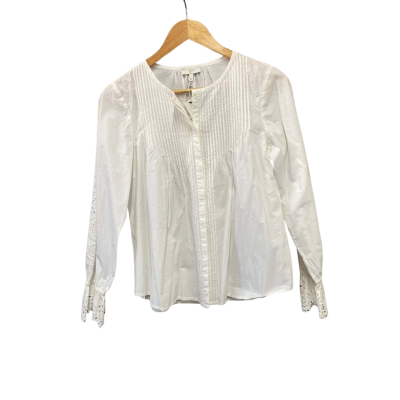  Joie Womens  Size XS Long Sleeve Top White