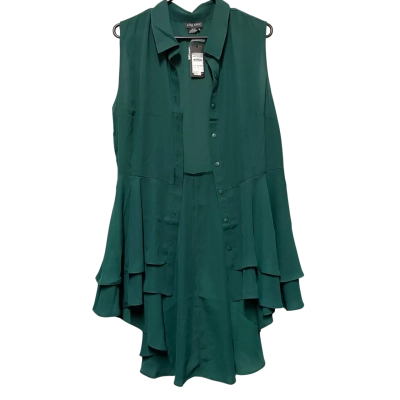 City Chic Womens  Size XS Green Top Dress