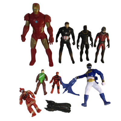 Assorted Action Figures as pictured