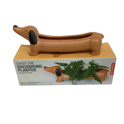 Daisy the Dachshund Planter by Kikkerland 