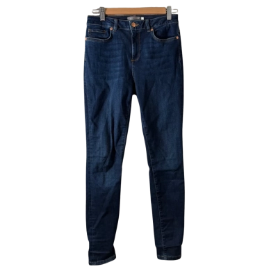  Mint Velvet Womens  Size 8 Straight Leg Jeans Navy Blue 