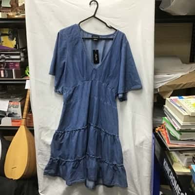 City Chic Womens  Size L Navy Blue mavis denim