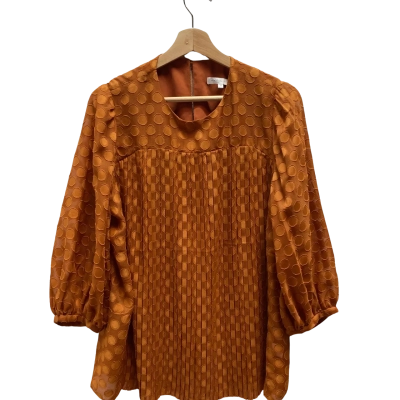Veronika Maine Womens  Size 12 Brown  Pattern Top