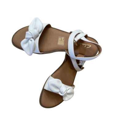 Clarks Womens  Size 35 Flats Brown / White 