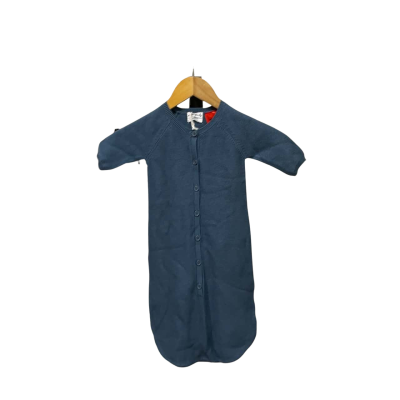 BRAND NEW - Wilson & Frenchy - Baby- Size 3-6m - Blue Button Up Onesie