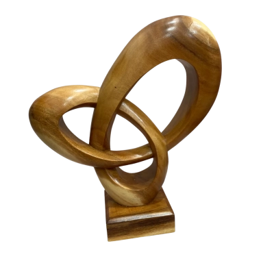 Handcrafted Wooden Sculpture - Unity Figure