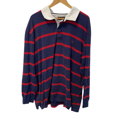 Blazer Mens  Size XXXXL Jumper Navy Blue / Red / Striped 