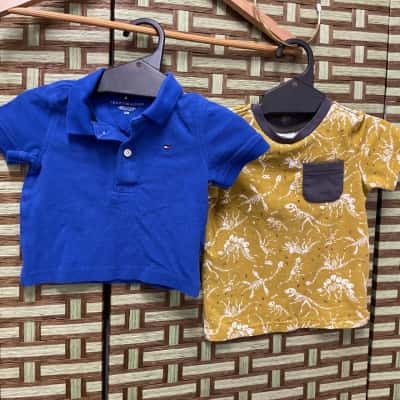 Tommy Bahama Tommy Hilfiger Boys Kids 12 months Short Sleeve Tshirt Polo Shirt Smart Casual Christmas Birthday Set Present Party 
