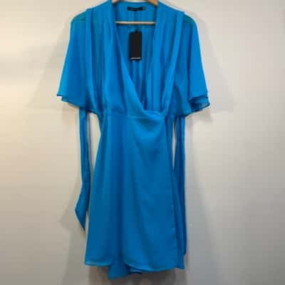 Portmans Womens  Size 10 Casual Dress Blue 