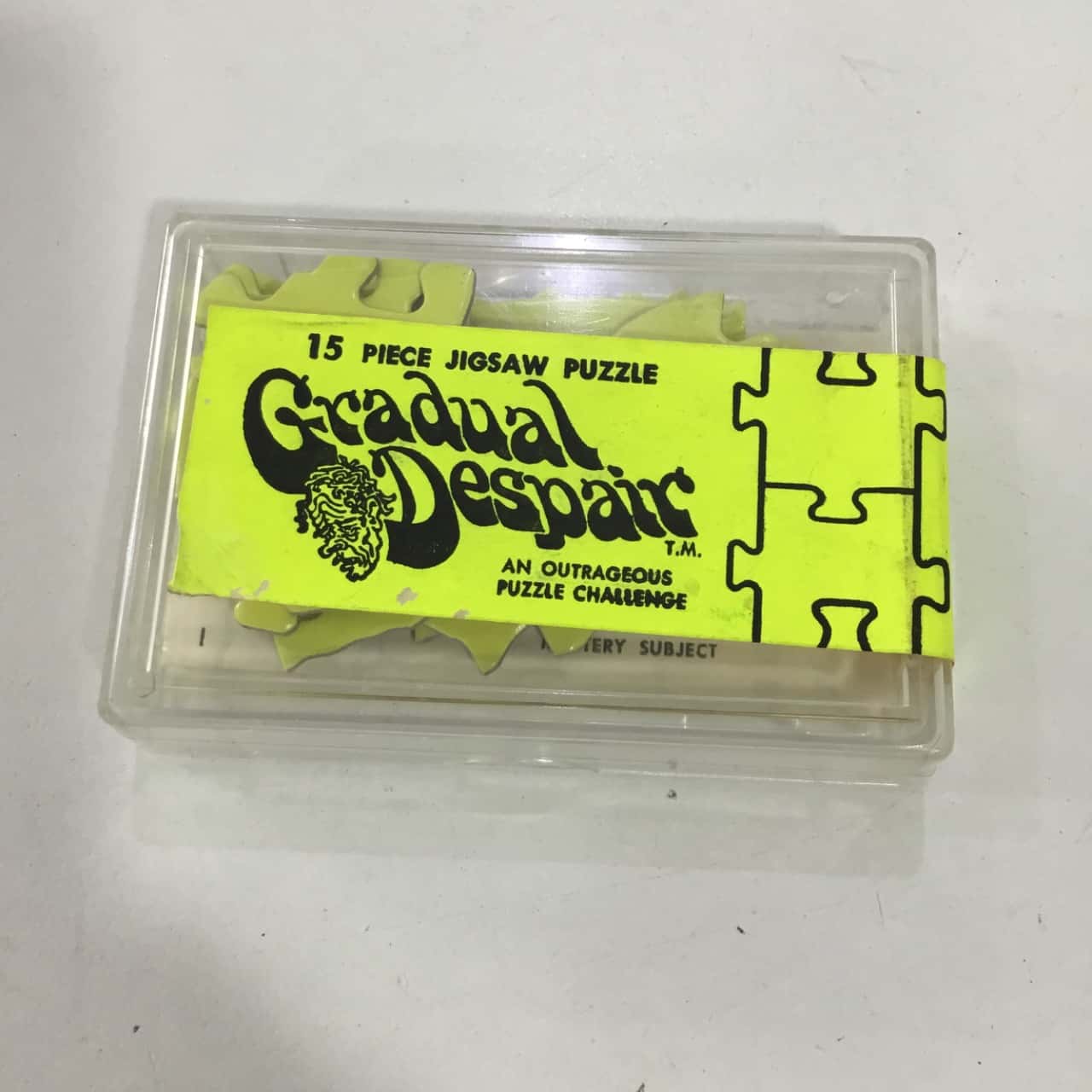 Vintage Gradual Despair Puzzle Challenge (s)