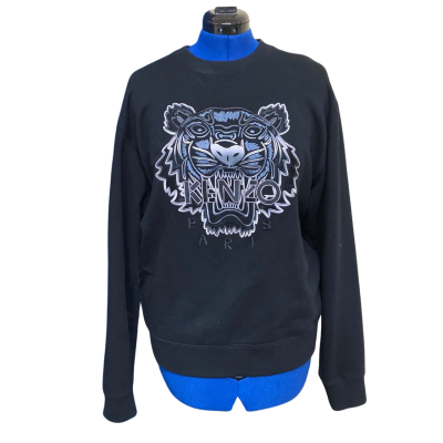 Kenzo Mens Black Sweatshirt Size XL 