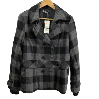Hot Options Womens  Size 16 Black  / Grey Check Jacktet