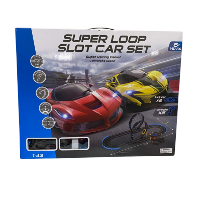 Super Loop Slot Car Set - Tested & Working