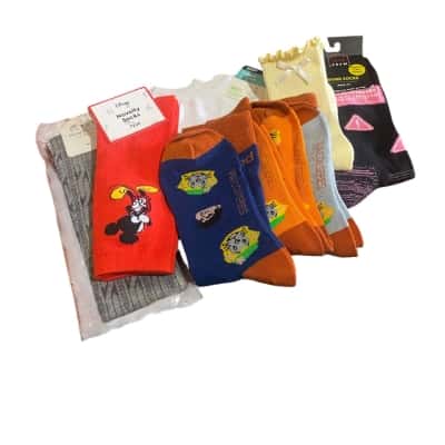 Socks assorted sizes 10 pairs new