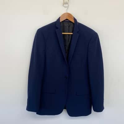 Tarocash Navy Blue Suit Jacket Blazer Size 36 