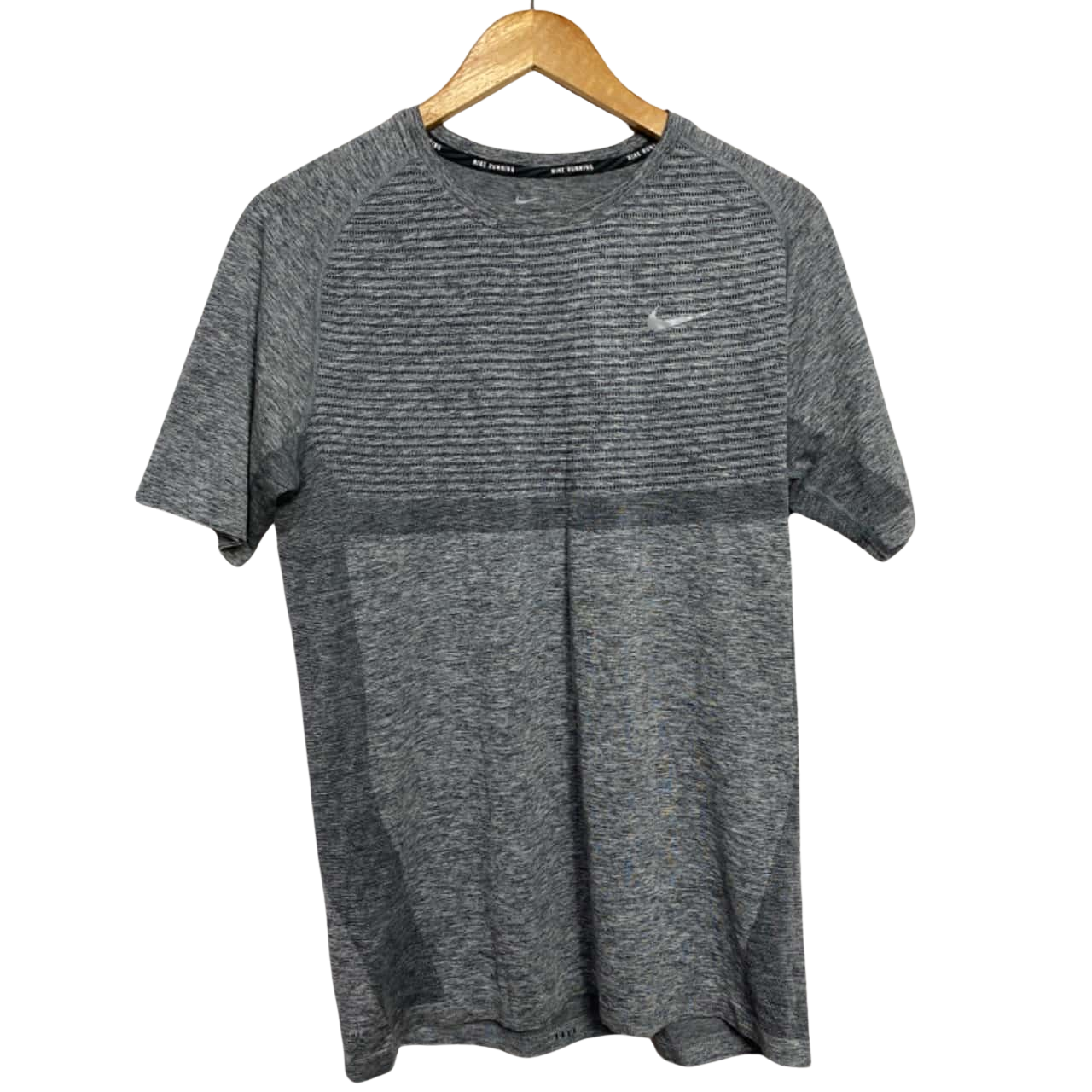 Men’s Nike DriFit Size L Grey Running Shirt(s)