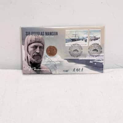 Sir Douglas Mawson 1882-1958 - One Dollar Coin PNC Australia