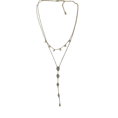 S925 Marked Women's Necklace Double Layered