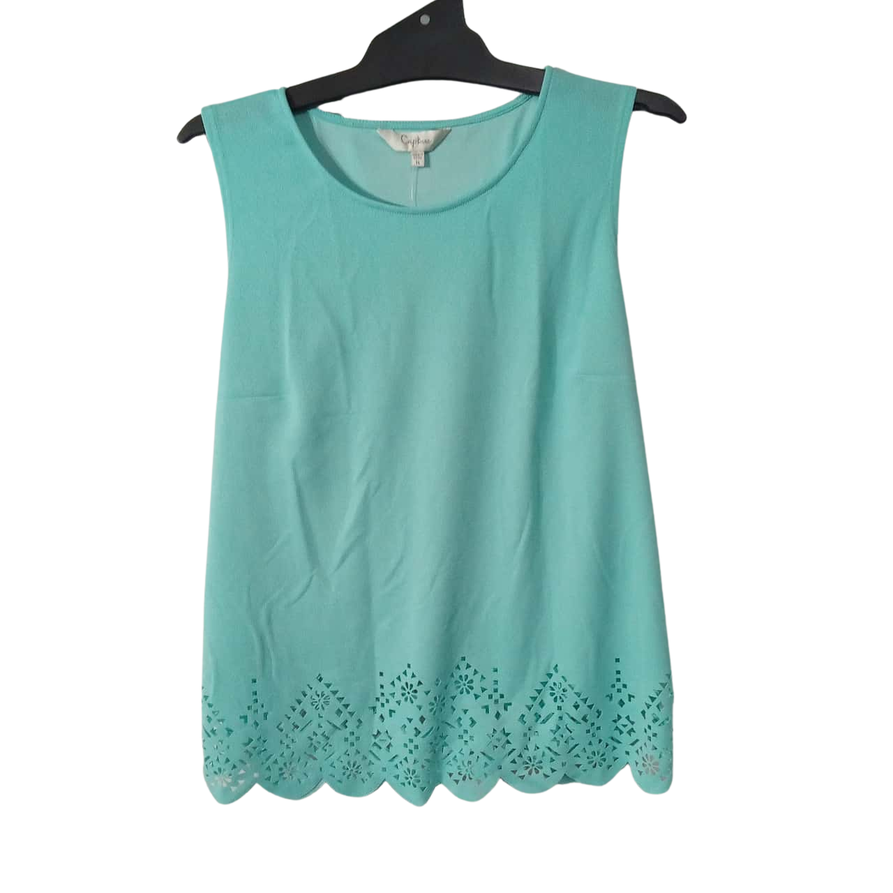 Capture Ladies Mint Green Top Size 14 NWT (s)