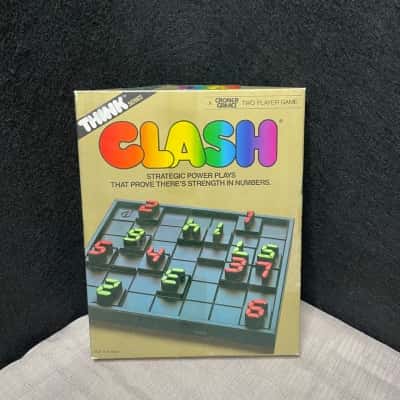 Croner Games - CLASH - a two player game. 1986