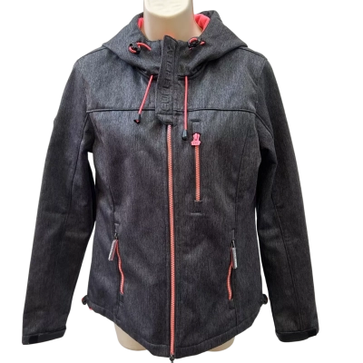 Superdry Womens Size M Grey Jacket  