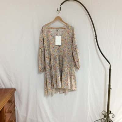 We Are Kindred Women's  Size 16 Long Sleeve Dress Floral / Multicoloured 