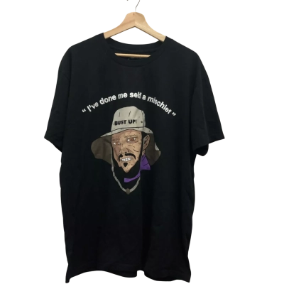 Powerfish Mens  Size XL Tee Black