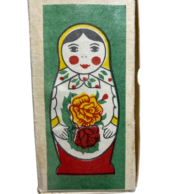 Vintage Babushka Nesting Doll Brooch Pin