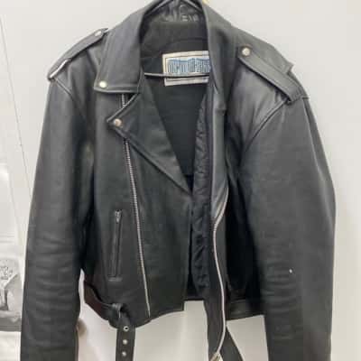  Mens  Size XXXXXL Black  leather jacket
