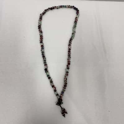 Unbranded Women's Ceramic Beads Necklace Multi Coloured (Elastic Thread)