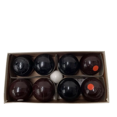 Henselite home carpet bowls set complete used