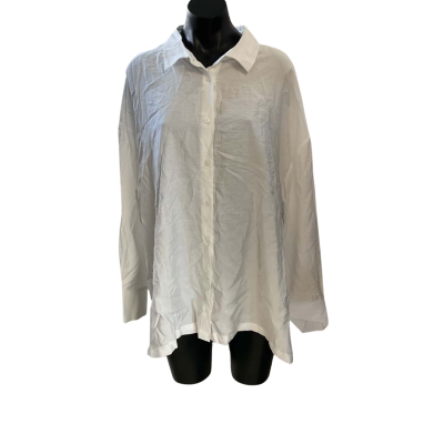 Rockmans Womens  Size 18 Long Sleeve Top White 