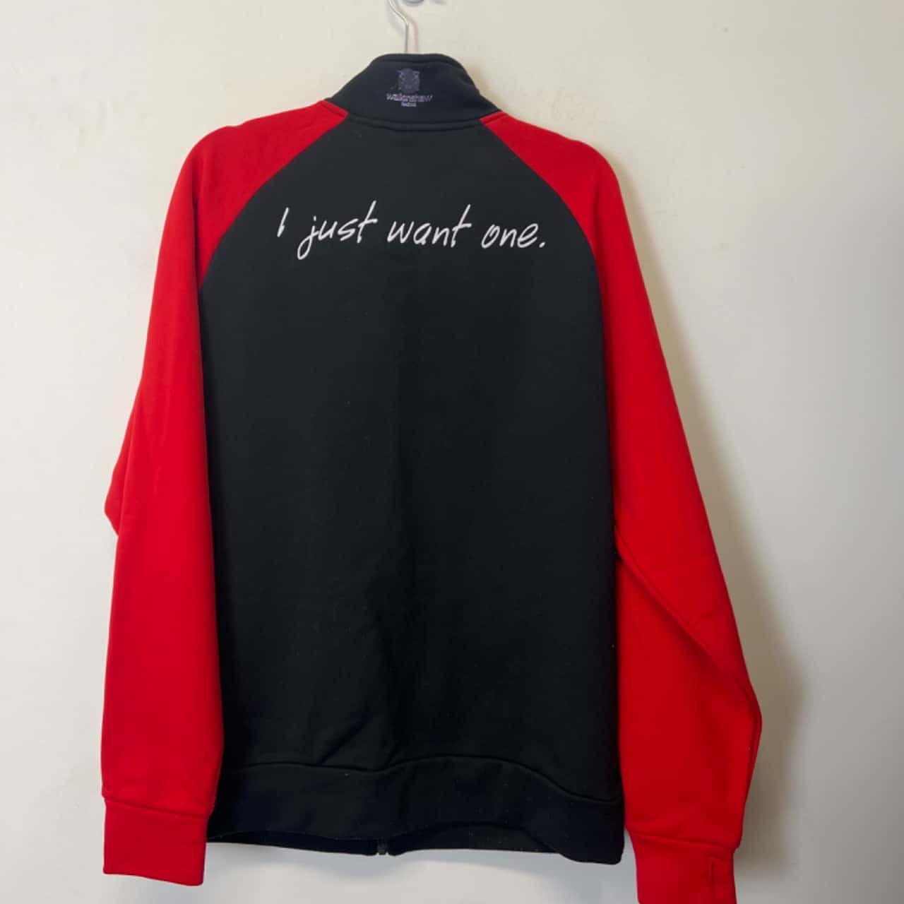 HSV Size L Front Zipper Black / Red Jacket (s)
