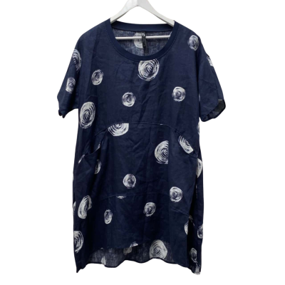 TS Womens  Size 16 Casual Dress Blue - 100% Linen