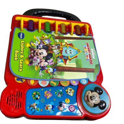 VTech Mickey Mouse Explore & Learn Book - Mickey Mouse Interactive Book - 554000 - Multicoloured