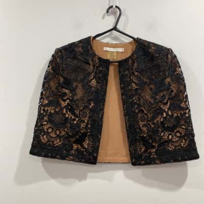 Ministry of Style Womens  Size 10 Black shrug