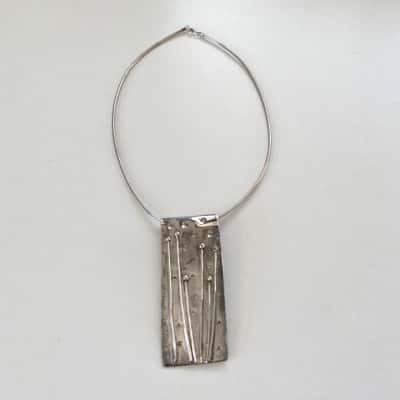 Unique Handmade Silver Pendant With 925 Sterling Silver Chain Necklace 