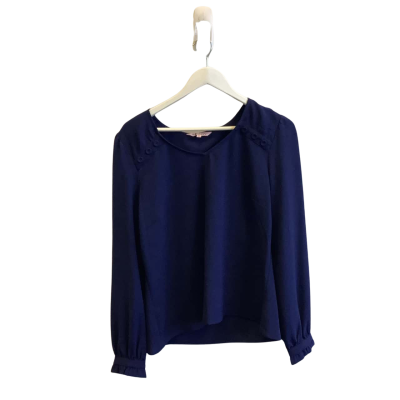 Brand New Review Womens Size 16 Long Sleeve Top Navy Blue