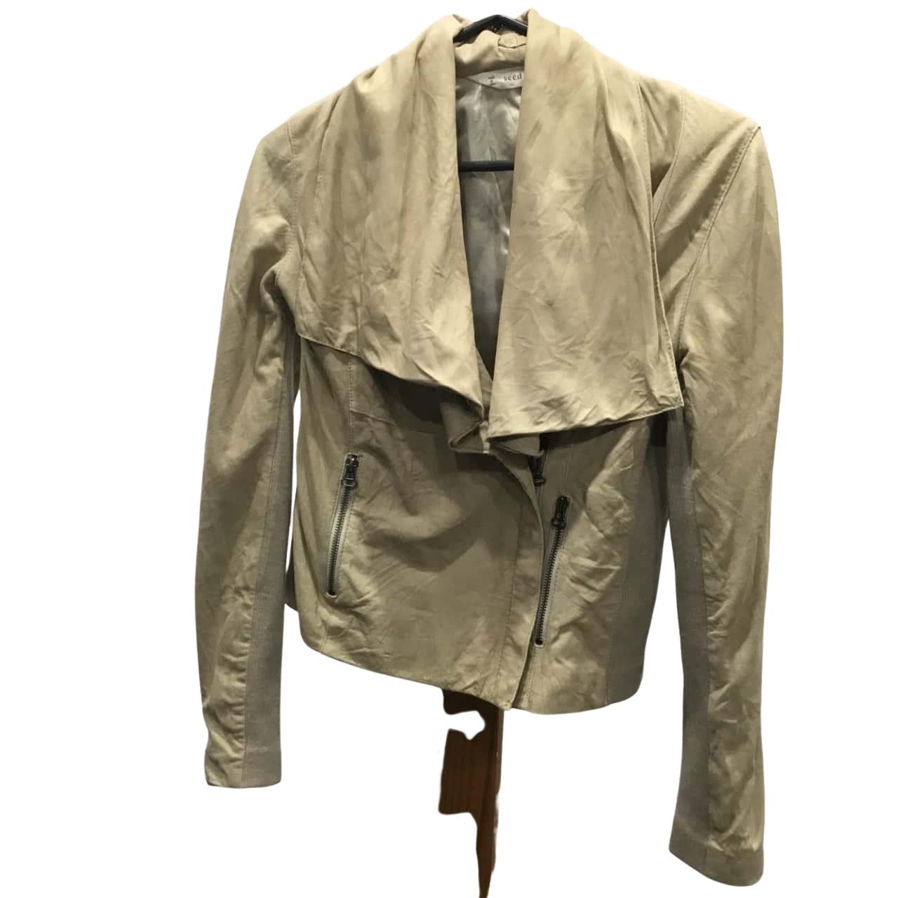Seed Femme Beige Jacket Size 10(s)