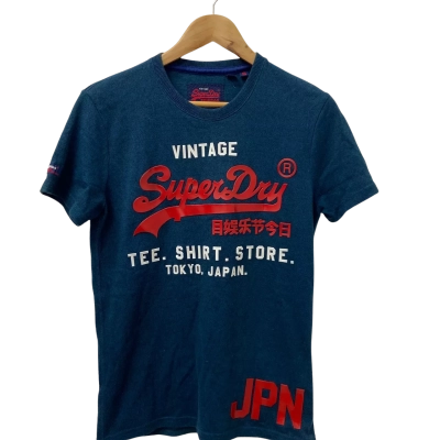 Superdry Mens  Size S Short Sleeve T-shirt Blue 