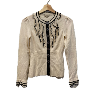 Karen Millen Womens Top Size 1 Black  / Off White 