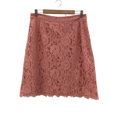 Alannah Hill Womens  Size 14 A-Line Skirt Pink  Lace